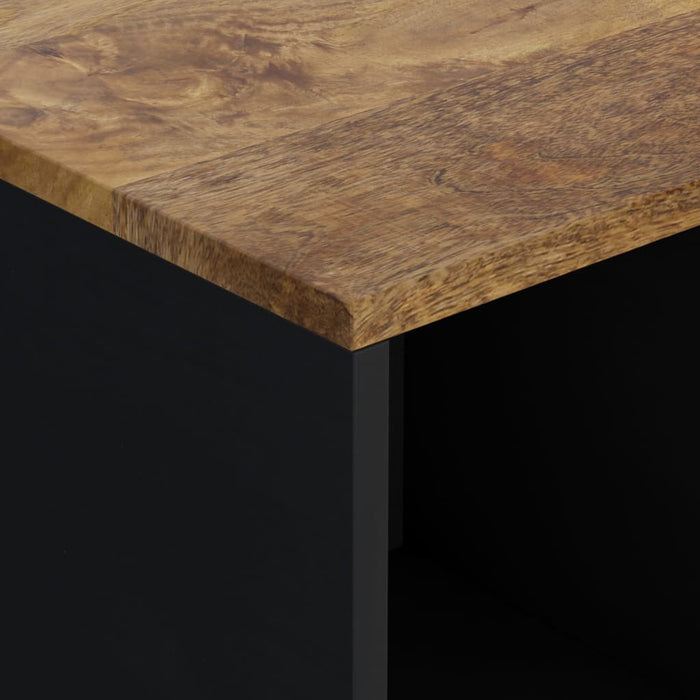 vidaXL Credenza con 2 Ante 80x33x75 cm in Legno Massello di Mango