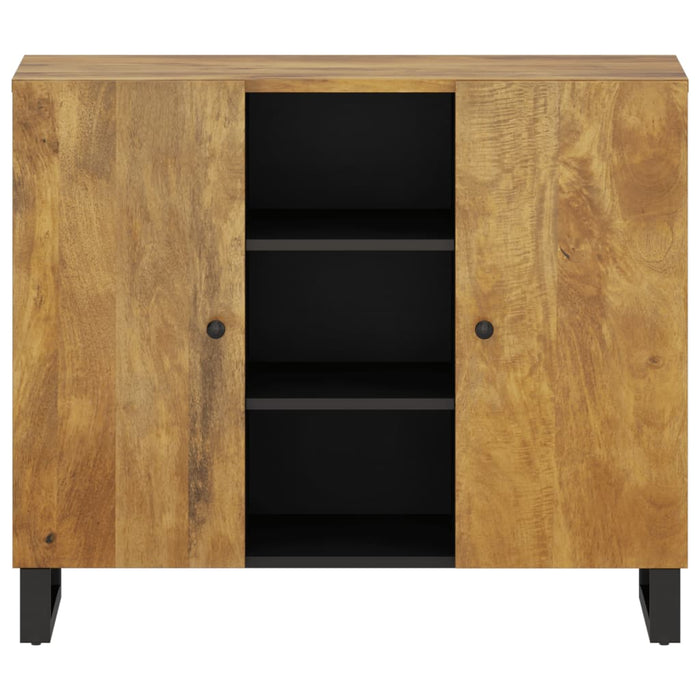vidaXL Credenza con 2 Ante 90x33x75 cm in Legno Massello di Mango