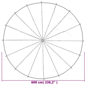 Paracadute da Gioco per Bambini Ø6 m in Tessuto 94240