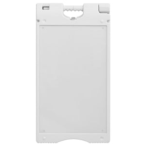 Lavagna da Marciapiede a Cavalletto Grigia 45x7x84,5 cm in HDPE 154403