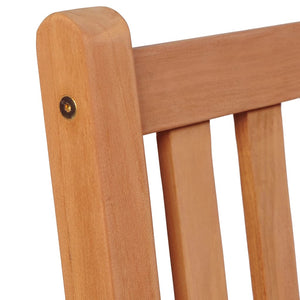 Set da Pranzo per Giardino 4 pz in Legno Massello di Teak cod mxl 51662