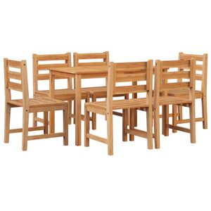 Set da Pranzo da Giardino 7 pz in Legno Massello di Teak cod mxl 41130