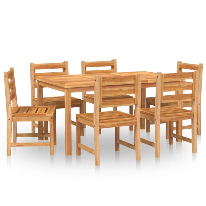 Set da Pranzo da Giardino 7 pz in Legno Massello di Teak cod mxl 43665