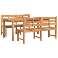 Set da Pranzo per Giardino 3 pz in Legno Massello di Teak cod mxl 35406