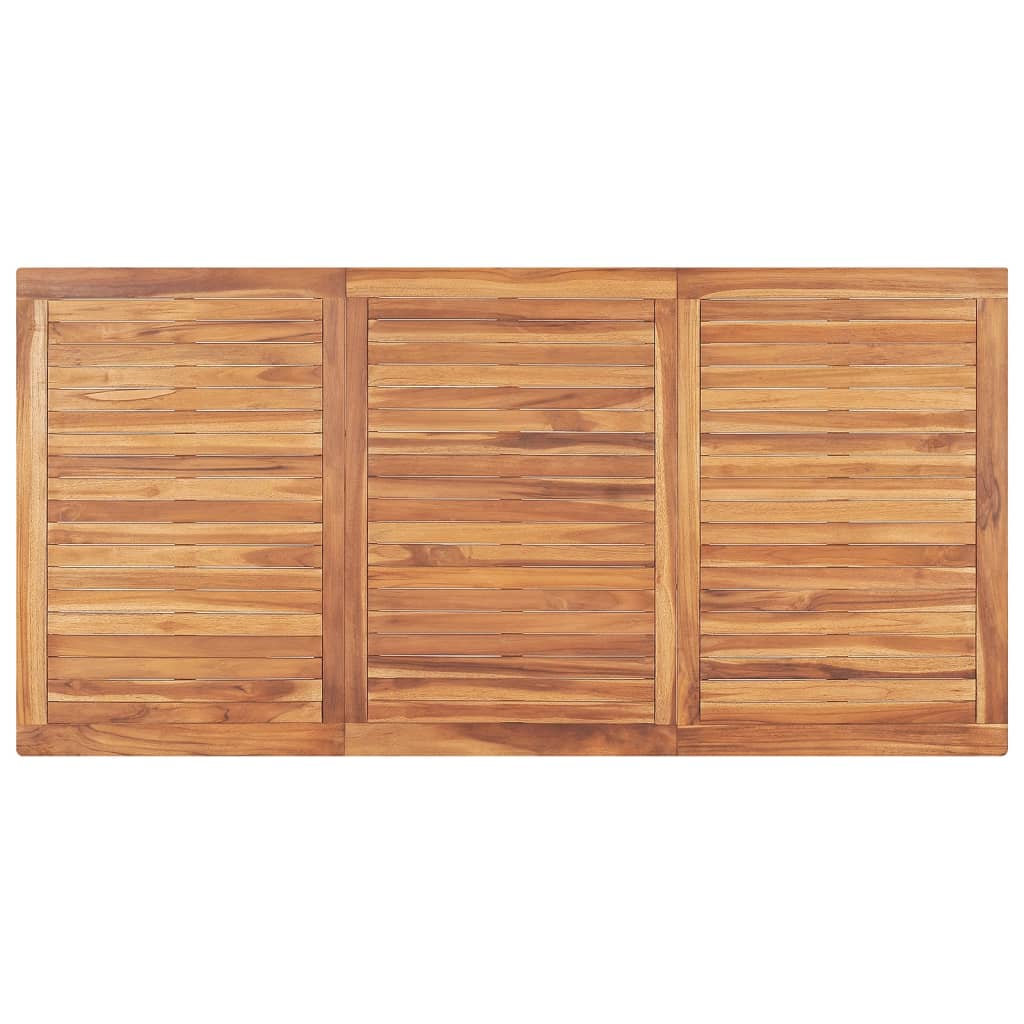 Set da Pranzo per Giardino 4 pz in Legno Massello di Teak 3157200
