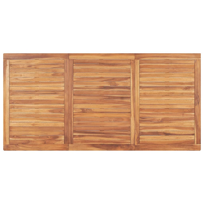Set da Pranzo per Giardino 4 pz in Legno Massello di Teak 3157200