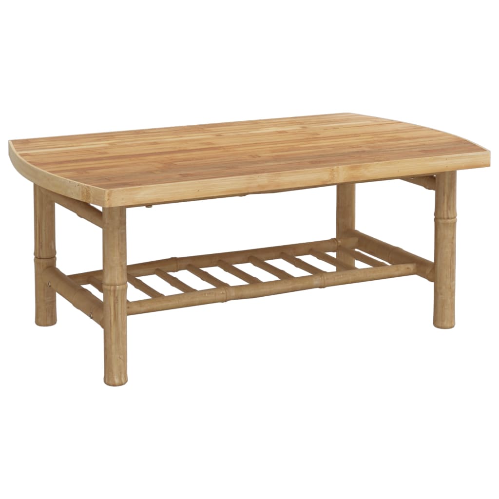 Set Salotto da Giardino 4pz con Cuscini Grigio Scuro Bambù 3156470