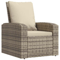 Poltrona Reclinabile Giardino Cuscini Marrone Chiaro Polyrattancod mxl 94692