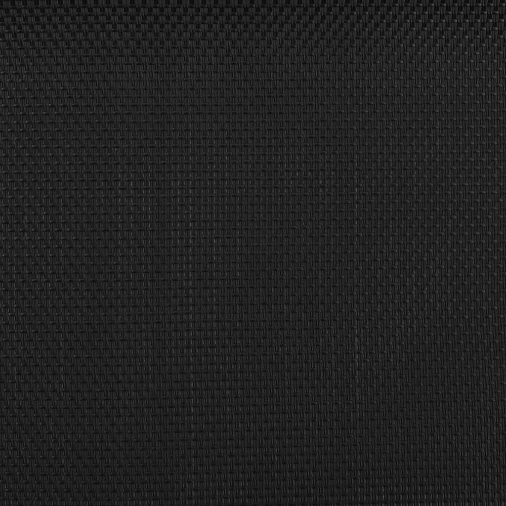 Panca da Giardino 2 Posti con Cuscino Antracite in Acciaio 364106