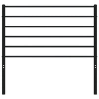 Testiera in Metallo Nero 75 cm 352345