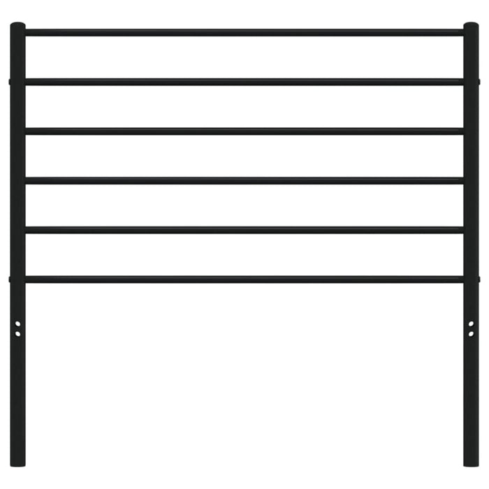 Testiera in Metallo Nero 75 cm 352345