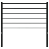 Testiera in Metallo Nero 80 cm 352346