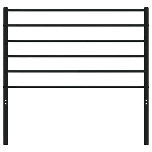 Testiera in Metallo Nero 80 cm 352346