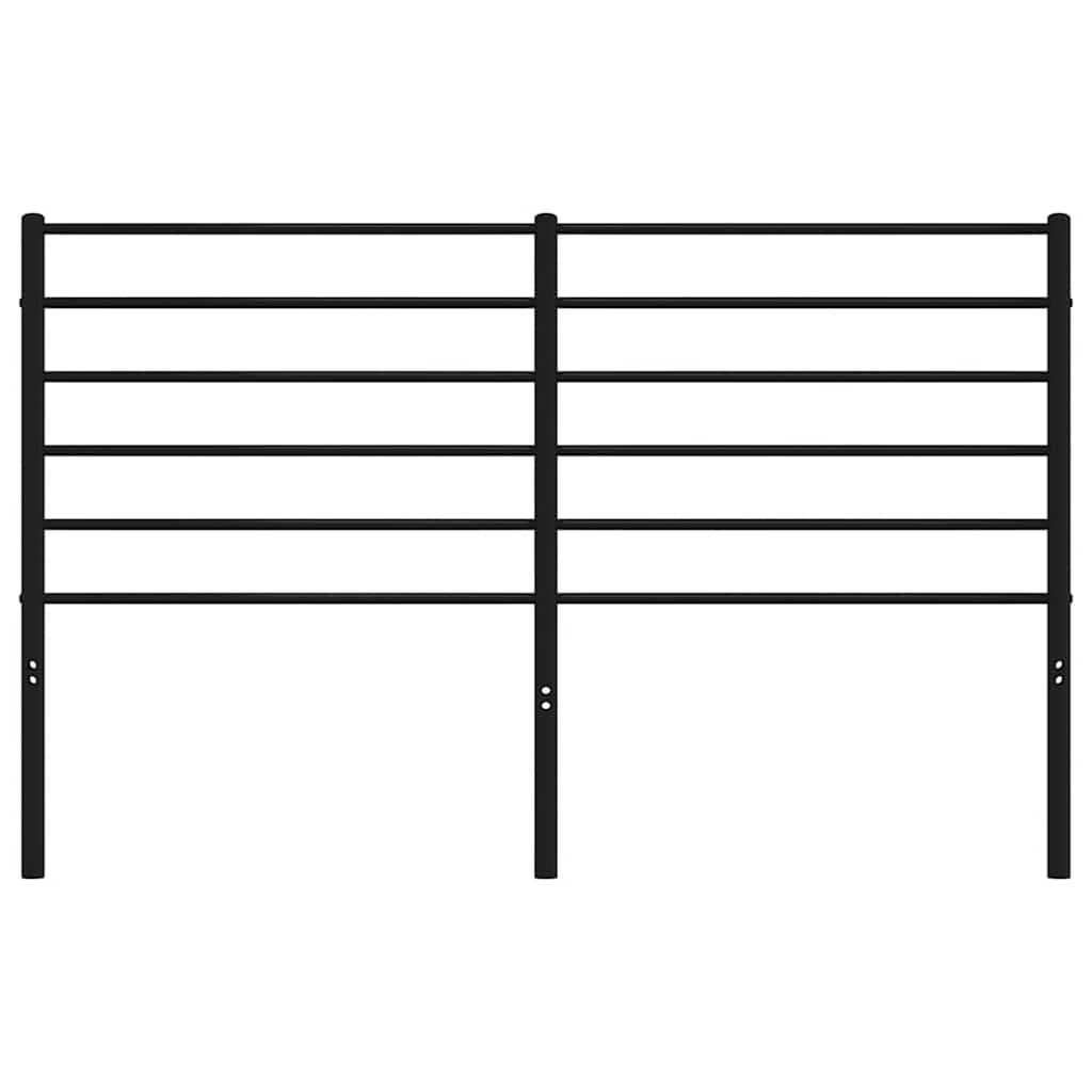 Testiera in Metallo Nero 120 cm 352350