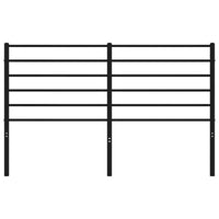 Testiera in Metallo Nero 120 cm 352350