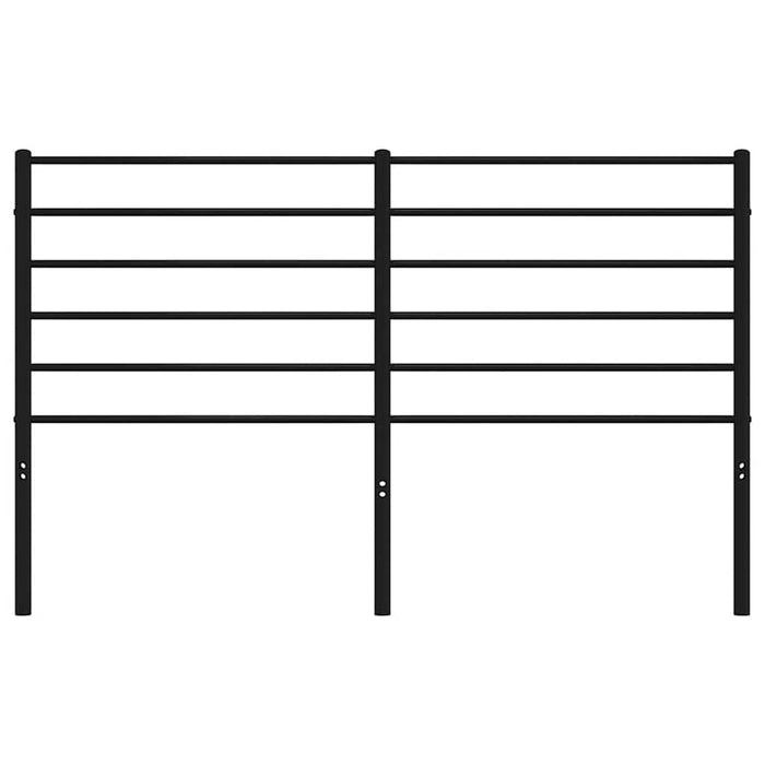 Testiera in Metallo Nero 120 cm 352350