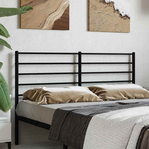 Testiera in Metallo Nero 140 cm 352352