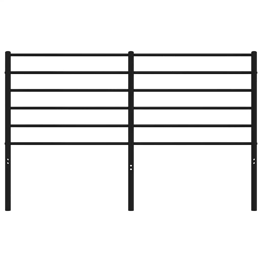 Testiera in Metallo Nero 150 cm 352353