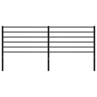 Testiera in Metallo Nero 200 cm 352357