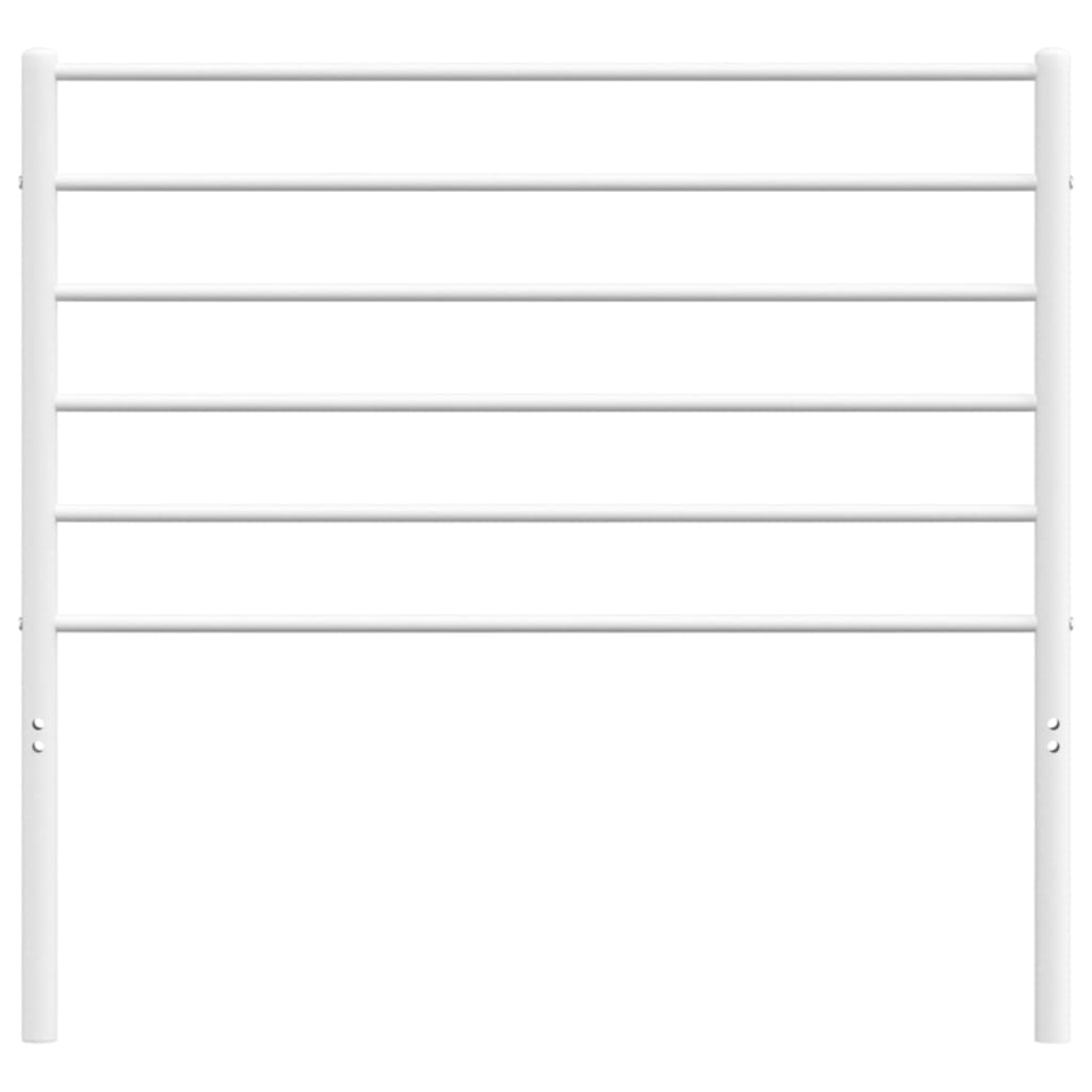 Testiera in Metallo Bianco 80 cm 352395