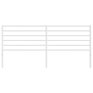 Testiera in Metallo Bianco 200 cm 352406