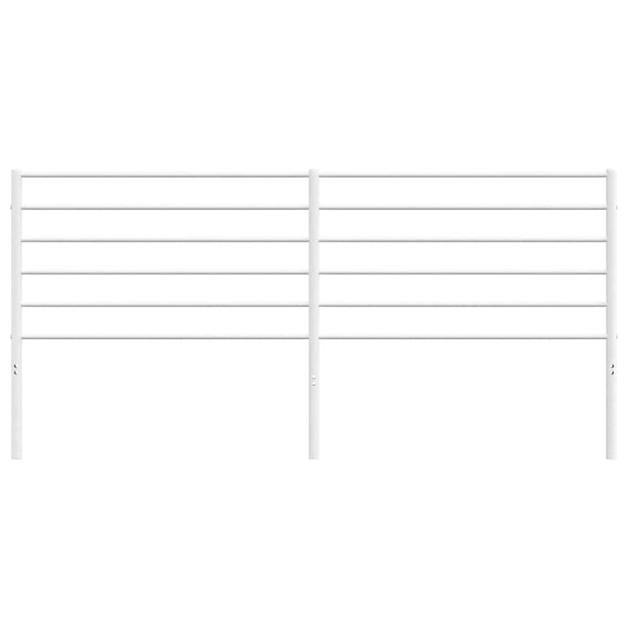Testiera in Metallo Bianco 200 cm 352406
