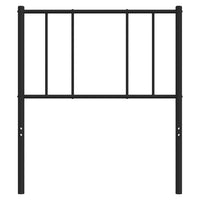 Testiera in Metallo Nero 100 cm 352509