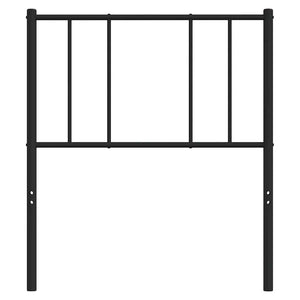 Testiera in Metallo Nero 100 cm 352509