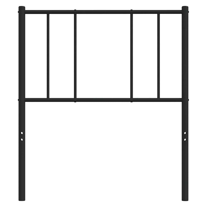 Testiera in Metallo Nero 100 cm 352509