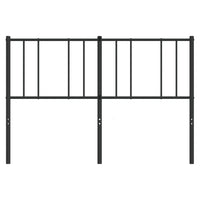 Testiera in Metallo Nero 120 cm 352511