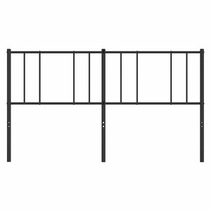 Testiera in Metallo Nero 180 cm 352516