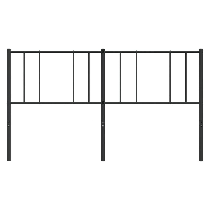 Testiera in Metallo Nero 200 cm 352518