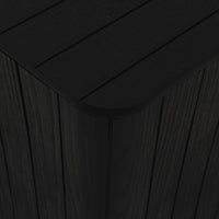 Tavolo da Giardino con Coperchio Rimovibile Polipropilene Nero 364152