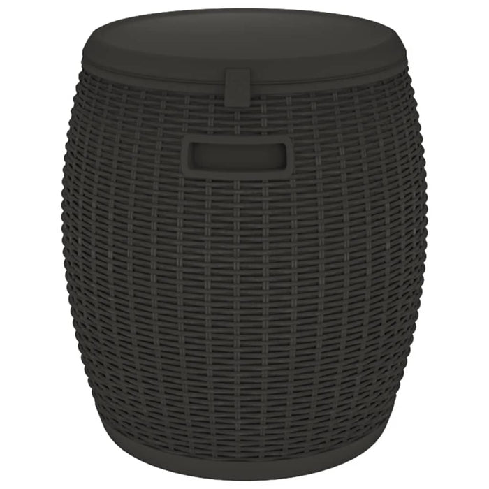 Contenitore per mobili da giardino 4 in 1 in polipropilene nero 02_0013036