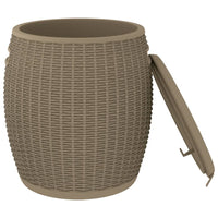 Contenitore da Giardino 4 in 1 Polipropilene Marrone Chiaro 364156