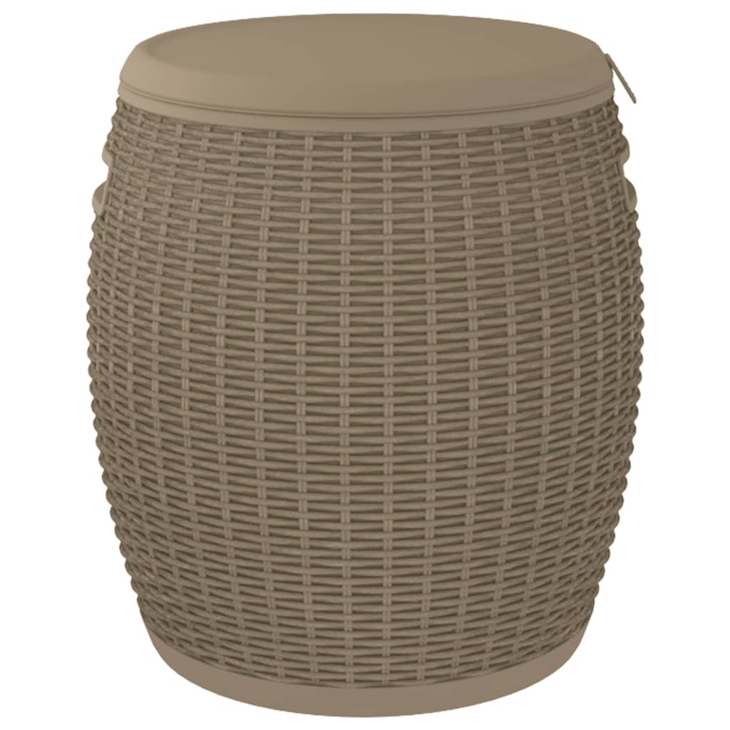 Contenitore da Giardino 4 in 1 Polipropilene Marrone Chiaro 364156