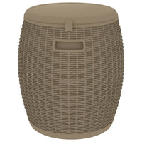 Contenitore da Giardino 4 in 1 Polipropilene Marrone Chiaro 364156