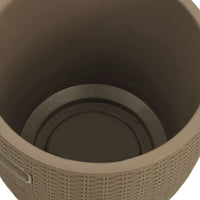 Contenitore da Giardino 4 in 1 Polipropilene Marrone Chiaro 364156