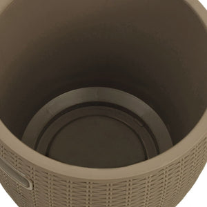 Contenitore da Giardino 4 in 1 Polipropilene Marrone Chiaro 364156