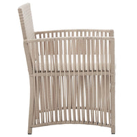 Poltrone da Giardino con Cuscini 2 pz Beige in Polyrattan 363408
