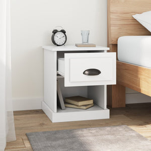 Comodino Bianco 39x39x47,5 cm in Legno Multistratocod mxl 73333