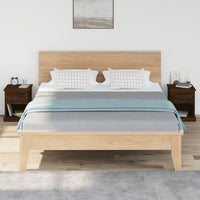 Comodini 2 pz Rovere Marrone 39x39x47,5 cm in Legno Multistrato 816143