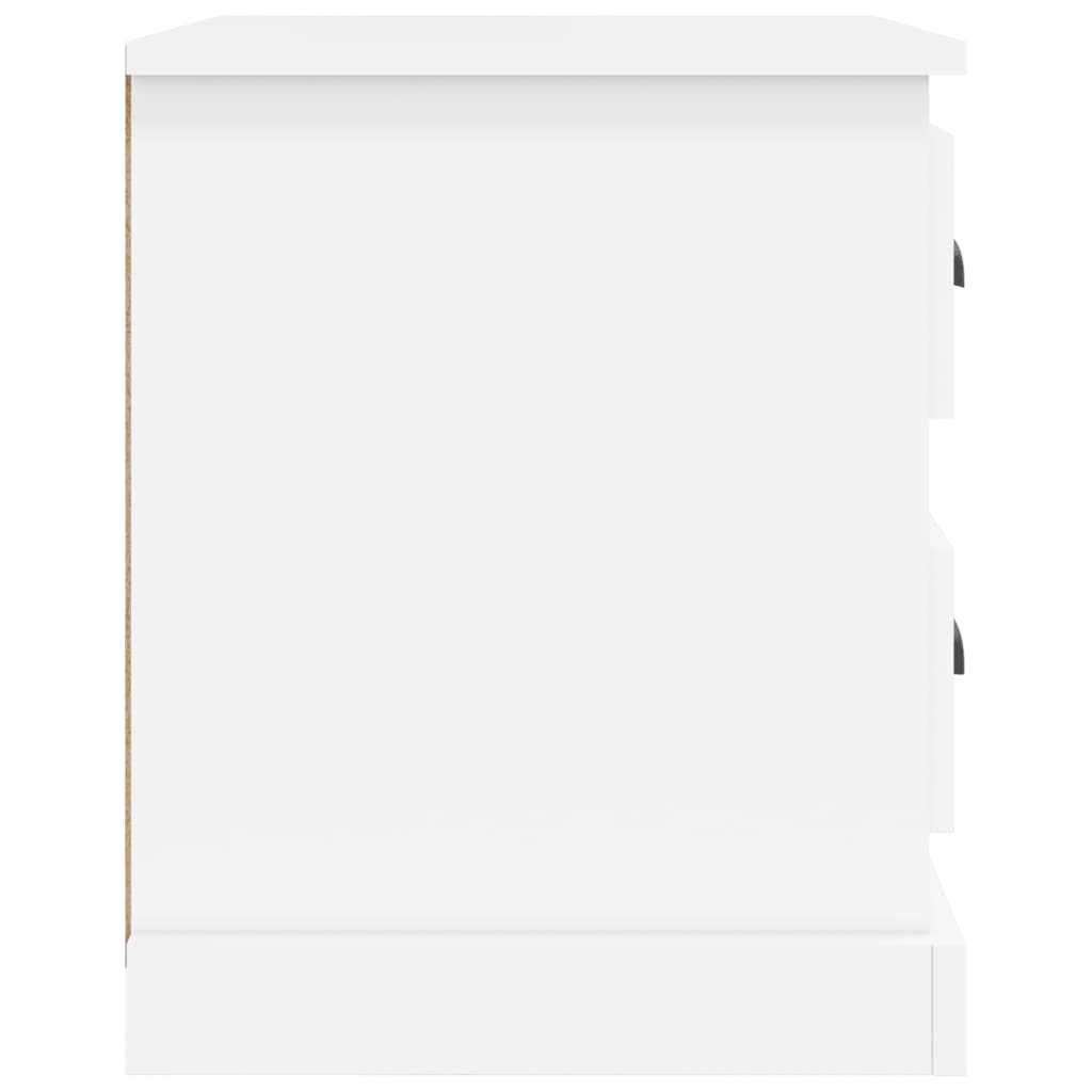 Comodini 2 pz Bianchi 39x39x47,5 cm in Legno Multistrato 816145