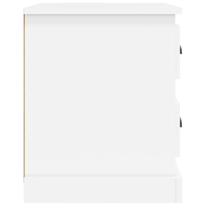 Comodini 2 pz Bianchi 39x39x47,5 cm in Legno Multistrato 816145