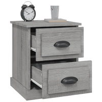 Comodini 2 pz Grigio Sonoma 39x39x47,5 cm in Legno Multistrato 816157