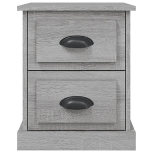 Comodini 2 pz Grigio Sonoma 39x39x47,5 cm in Legno Multistrato 816157