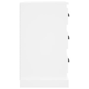 Comodino Bianco 39x39x67 cm in Legno Multistrato 816160