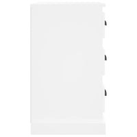 Comodino-Tavolino da notte Bianco 39x39x67 cm in Legno Multistrato