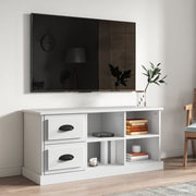 Mobile Porta TV-Mobile per TV-Credenza TV Bianco 102x35,5x47,5 cm in Legno Multistrato