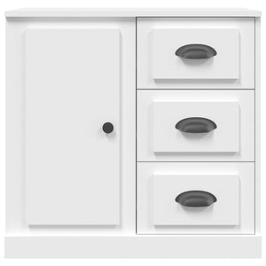 Credenza Bianca 70x35,5x67,5 cm in Legno Multistrato 816192